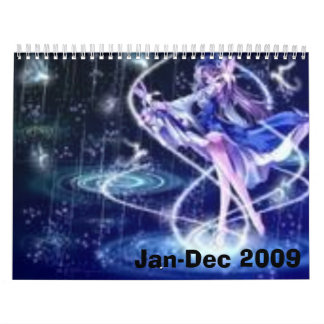 Mural calendrier d'anime