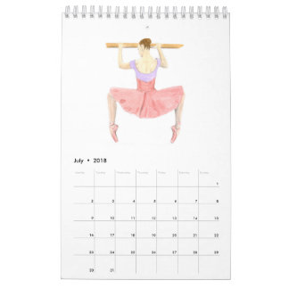 Mural Calendrier d'art de ballet