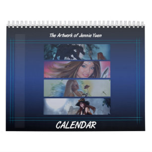 Mural Calendrier d'art d'imaginaire - version 2