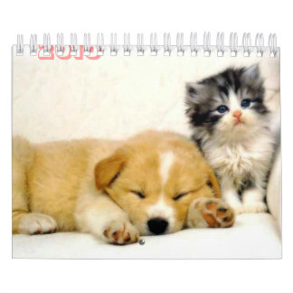 Mural calendrier de 2010 animaux