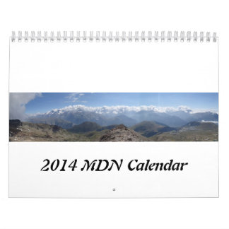 Mural Calendrier de 2014 Alpes
