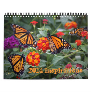 Mural Calendrier de 2014 inspirations - papillons