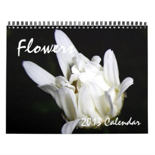 Mural Calendrier de 2015 fleurs