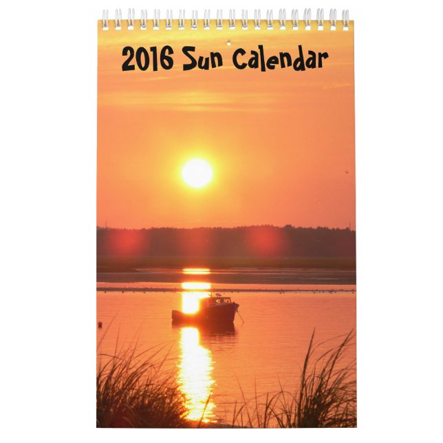 Mural Calendrier de 2016 Sun (Protection)