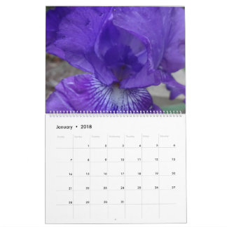 Mural Calendrier de 2018 paysages