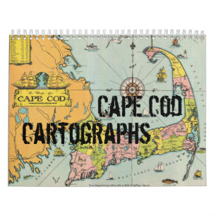 Mural Calendrier de Cape Cod Cartographs