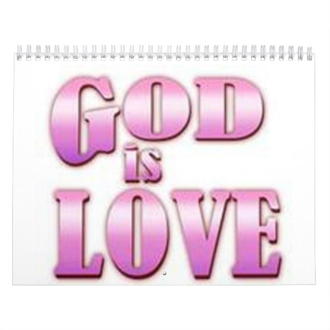 MURAL CALENDRIER DE COULEUR PHOTO CHRÉTIENNE PERSONNALIS (Protection)