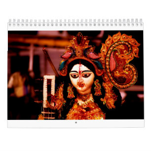 Mural Calendrier de Durga Puja