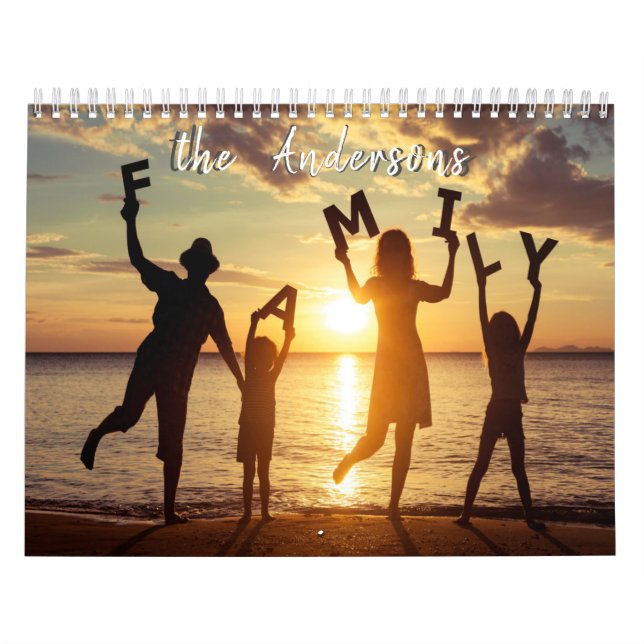 Mural Calendrier de famille personnalisé (Protection)