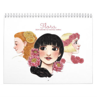 Mural Calendrier de Flora 2014