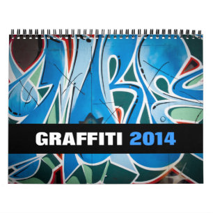 Mural Calendrier de graffiti et de photographie 2014