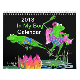 Mural Calendrier de grenouille