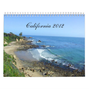 Mural Calendrier de la Californie, calendrier CA de 2012