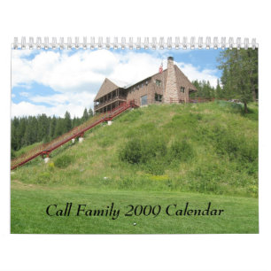 Mural Calendrier de la famille 2009 d'appel