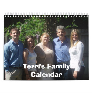 Mural Calendrier de la famille de Terri