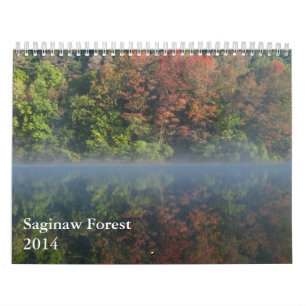 Mural Calendrier de la forêt 2014 de Saginaw