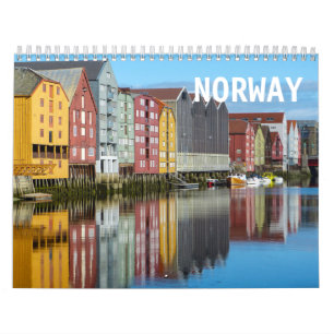 Mural Calendrier de la Norvège 2017