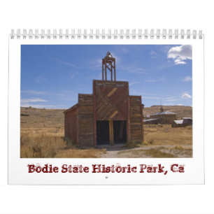 Mural Calendrier de la ville de Bodie Ghost