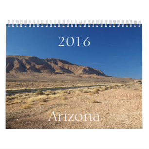Mural Calendrier de l'Arizona 2016