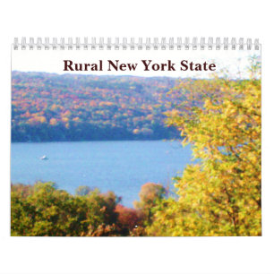 Mural Calendrier de l'état RURAL NEW YORK