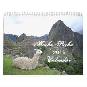 Mural Calendrier de Machu Picchu Pérou 2015