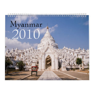 Mural Calendrier de Myanmar 2010