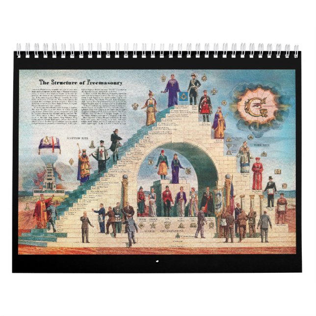 Mural Calendrier de panneau de chevalet de (Protection)