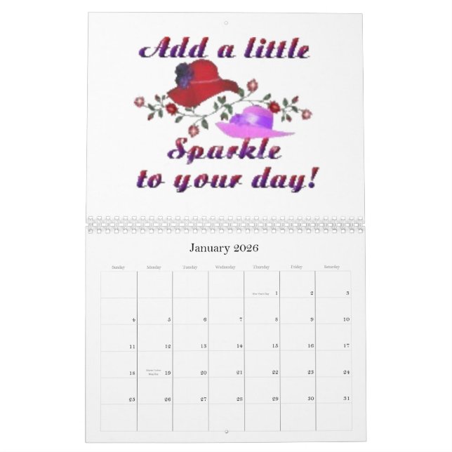 MURAL CALENDRIER DE RED HAT (Jan 2026)