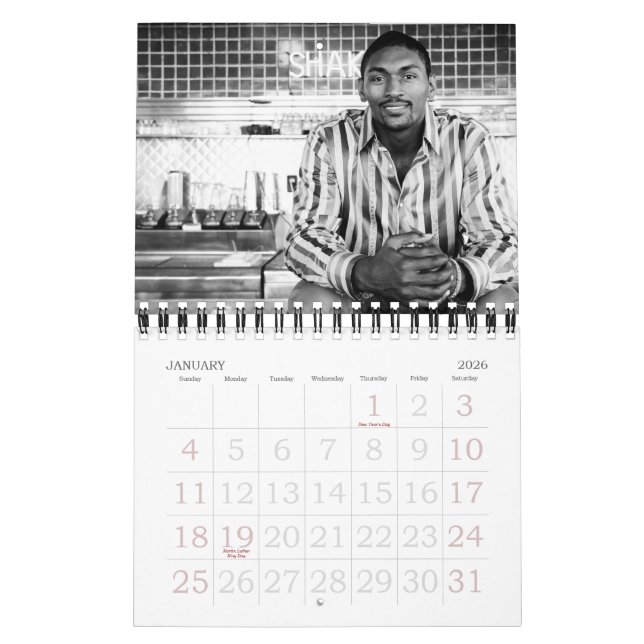 Mural Calendrier de Ron Artest 2010 (Jan 2026)