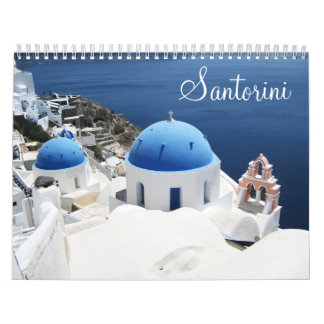 Mural Calendrier de Santorin Grèce