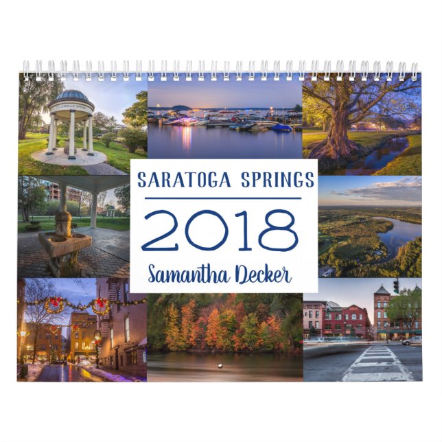 Mural Calendrier de Saratoga Springs 2018 (Protection)