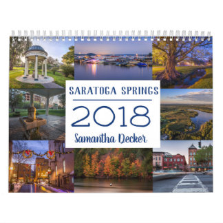 Mural Calendrier de Saratoga Springs 2018