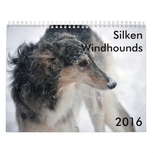 Mural calendrier de soie de 10 2016 Windhounds (Protection)