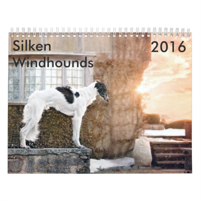 Mural calendrier de soie de 15 2016 Windhounds (Protection)