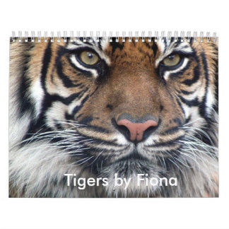 Mural Calendrier de tigre