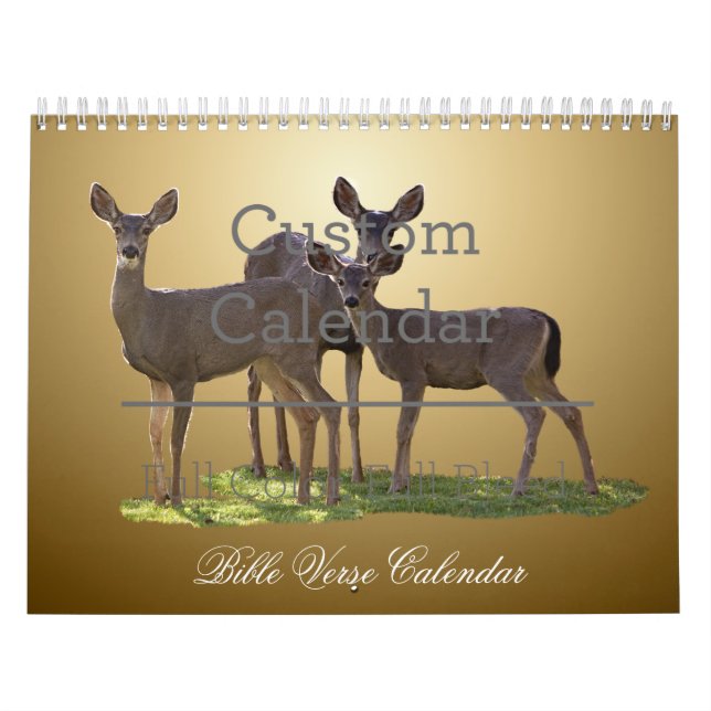 MURAL CALENDRIER DE VERS DE BIBLE (Protection)