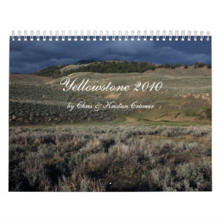 Mural Calendrier de Yellowstone 2010