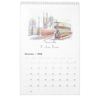 Mural Calendrier des arts du transport