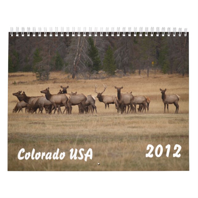 Mural Calendrier des États-Unis du Colorado (Protection)