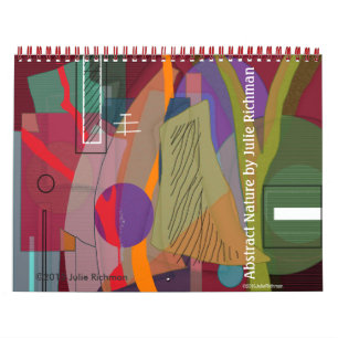 Mural Calendrier des images Abstraites