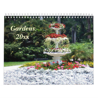 Mural Calendrier des jardins et des fleurs