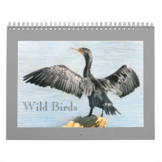 Mural Calendrier des oiseaux sauvages du Colorado occide