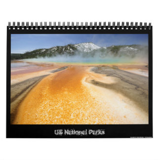 Mural Calendrier des parcs nationaux 2011 des USA