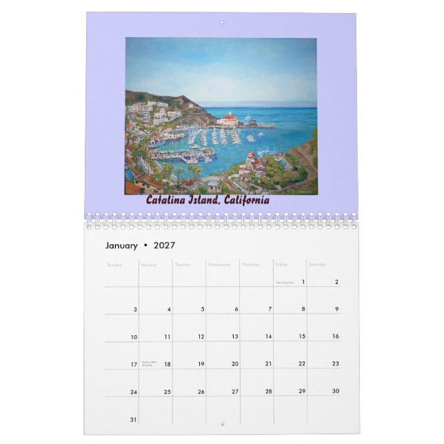 Mural Calendrier des paysages 2015 (Jan 2027)