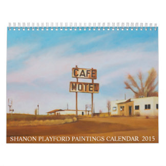 MURAL CALENDRIER DES PEINTURES 2015 DE SHANON PLAYFORD