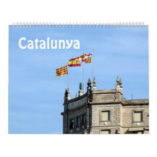 Mural Calendrier des photos de 12 mois Catalogne