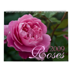 Mural Calendrier des roses 2009