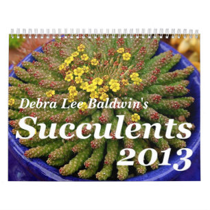 Mural Calendrier des Succulents 2013 de Debra Lee Baldwi