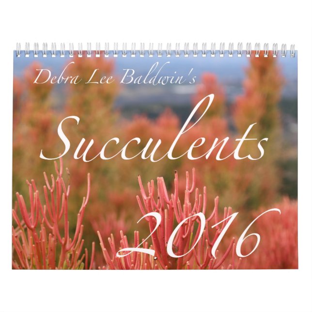 Mural Calendrier des Succulents 2016 par Debra Lee (Protection)