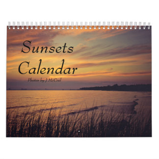 Mural Calendrier des sunsets